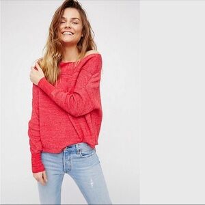 Free People Scarlet Off-Shoulder Sweater